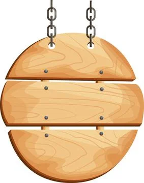 A rustic board, a board with a place. Stock Illustration