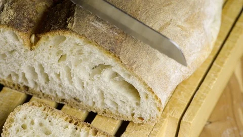 Rustic bread Video stock 89601960