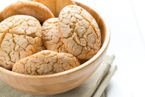 Rustic bread with rice flour Stock Photos