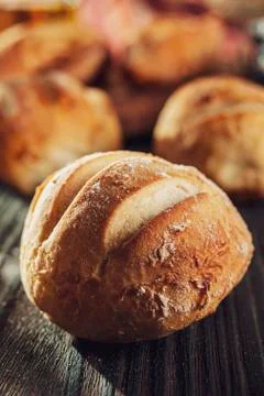 Rustic breads Stock Photos