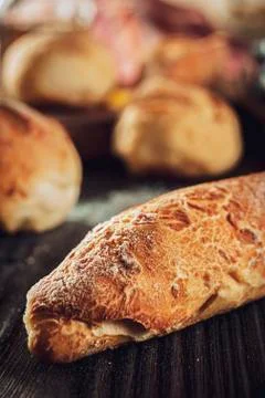 Rustic breads Stock Photos