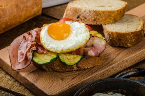 Rustic breakfast Stock Photos