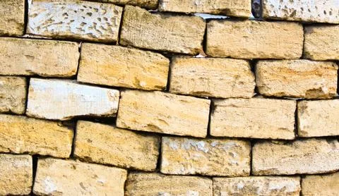 Rustic brick wall, background Stock Photos