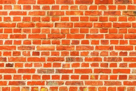 Rustic brick wall pattern as background Stock Photos