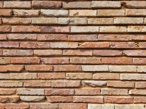 Rustic Brick Wall Texture Background Stock Photos