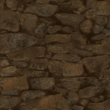 Rustic Brown Stone Wall Surface Background Stock Photos