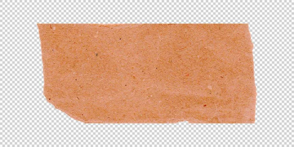 Rustic brown torn paper edges 库存照片