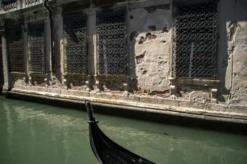 Rustic building in Venice Stock Photos