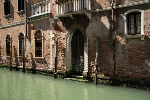 Rustic building in Venice Stock Photos