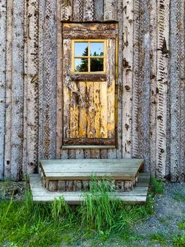 Rustic Cabin in the Forest Stock Photos