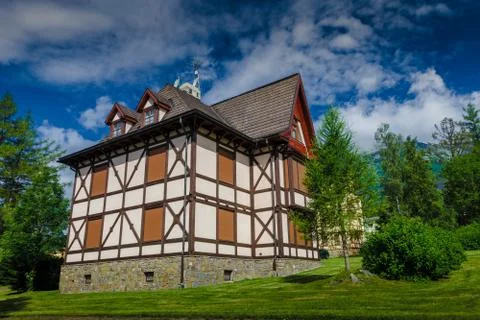Rustic chalet in the Tatras, Slovakia. Stock-Fotos