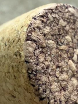 The Rustic Charm of Cork: A Close-Up View Foto stock