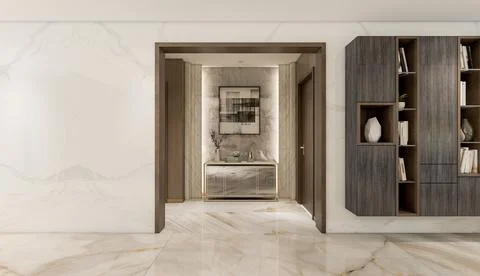 Rustic Charm Incorporating Natural Elements in Your Living Room Stock-Illustration