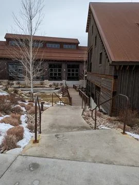 Rustic Charm of a Small Whiskey Distillery in Park City, Utah. Foto stock