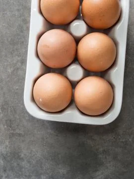 Rustic chicken egg Stock Photos
