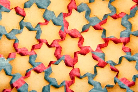 Rustic christmas baking background 写真素材