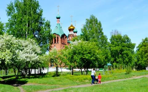 Rustic church Stock Photos