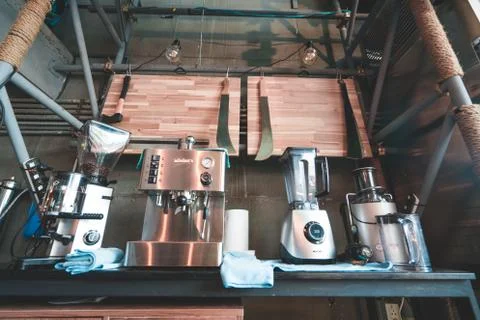 Rustic Coffeeshop Interior Stock Photos