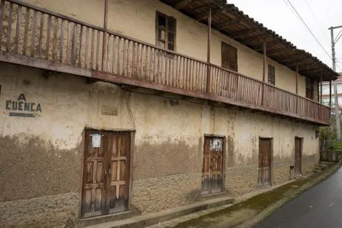 Rustic colonial houses Stock Photos