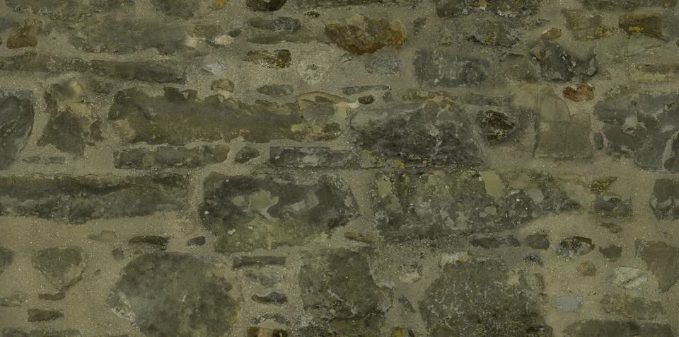 Rustic Dark Stone Wall Texture Background Stock Photos