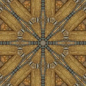 Rustic decorative oak wood pattern as plywood print ideas Illustrazione stock