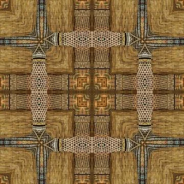 Rustic decorative oak wood pattern as plywood print ideas Illustrazione stock