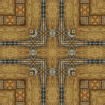 Rustic decorative oak wood pattern as plywood print ideas Stock Illustration