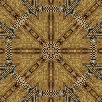 Rustic decorative oak wood pattern as plywood print ideas Illustrazione stock