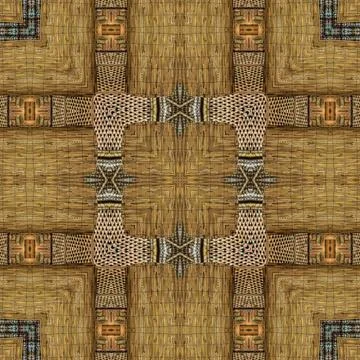 Rustic decorative oak wood pattern as plywood print ideas Illustrazione stock