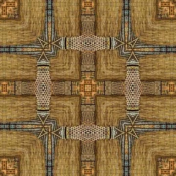 Rustic decorative oak wood pattern as plywood print ideas 库存插图