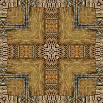 Rustic decorative oak wood pattern as plywood print ideas Illustrazione stock