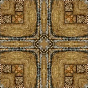 Rustic decorative oak wood pattern as plywood print ideas Illustrazione stock