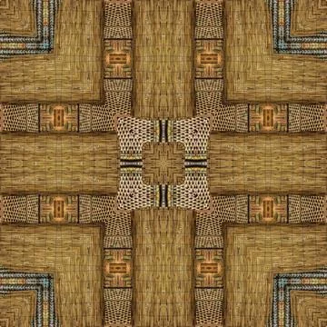 Rustic decorative oak wood pattern as plywood print ideas Illustrazione stock