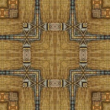 Rustic decorative oak wood pattern as plywood print ideas Illustrazione stock