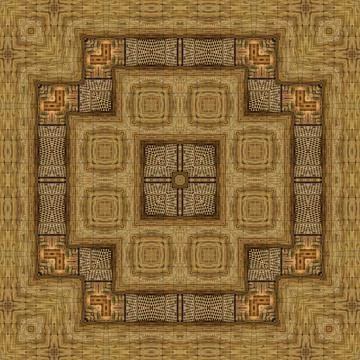 Rustic decorative oak wood pattern as plywood print ideas Illustrazione stock