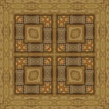 Rustic decorative oak wood pattern as plywood print ideas Illustrazione stock