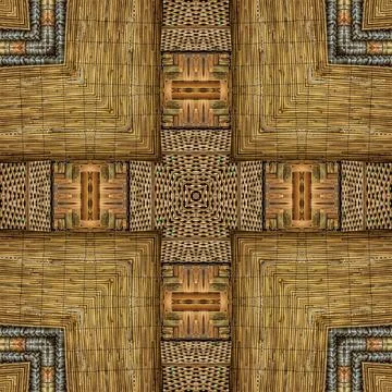 Rustic decorative oak wood pattern as plywood print ideas Illustrazione stock