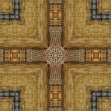 Rustic decorative oak wood pattern as plywood print ideas Illustrazione stock