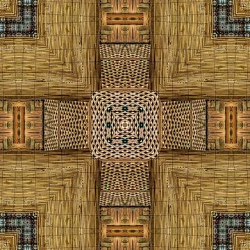 Rustic decorative oak wood pattern as plywood print ideas Illustrazione stock