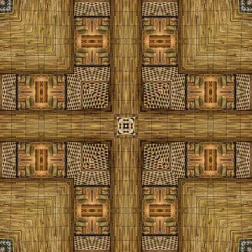 Rustic decorative oak wood pattern as plywood print ideas Illustrazione stock