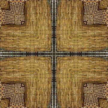 Rustic decorative oak wood pattern as plywood print ideas Illustrazione stock