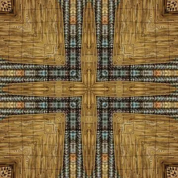 Rustic decorative oak wood pattern as plywood print ideas Illustrazione stock