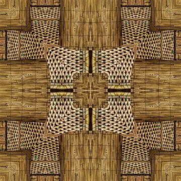 Rustic decorative oak wood pattern as plywood print ideas Illustrazione stock