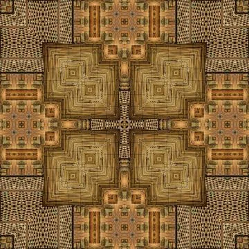 Rustic decorative oak wood pattern as plywood print ideas Illustrazione stock