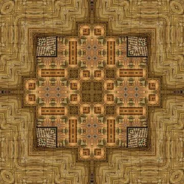 Rustic decorative oak wood pattern as plywood print ideas Illustrazione stock