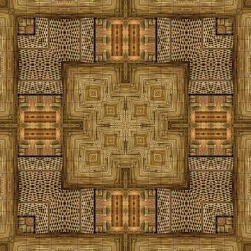 Rustic decorative oak wood pattern as plywood print ideas Illustrazione stock
