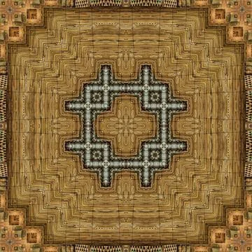 Rustic decorative oak wood pattern as plywood print ideas Stock Illustration
