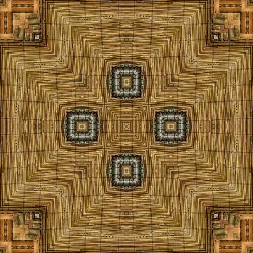 Rustic decorative oak wood pattern as plywood print ideas Illustrazione stock