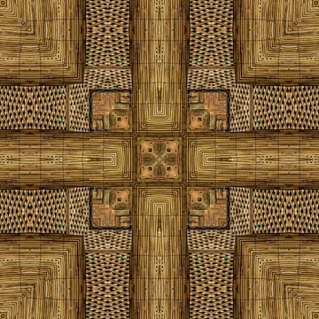 Rustic decorative oak wood pattern as plywood print ideas Illustrazione stock