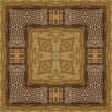 Rustic decorative oak wood pattern as plywood print ideas 库存插图